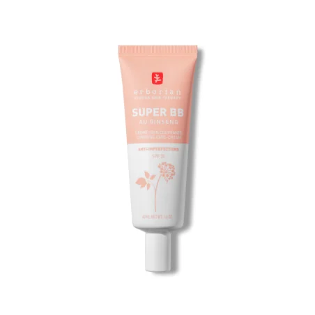 Erborian – SUPER BB Crème  Peau unifiée, imperfections corrigées – Soin & maquillage haute couvrance
