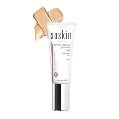 SOSKIN – CC Cream Teinte Beige Skin Corrige, hydrate, protège – Peau unifiée & apaisée