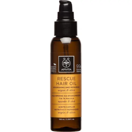 Apivita Huile Capillaire Rescue Nourish & Repair – 100 ml