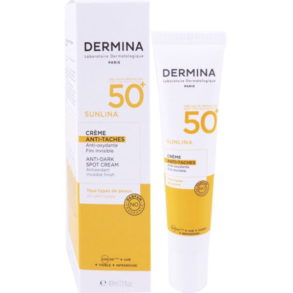 DERMINA Sunlina Crème Anti‑Taches SPF 50+ – 40 ml