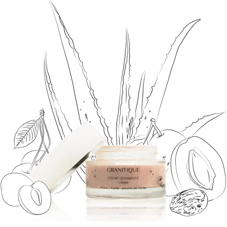 FÉES EN PROVENCE Granitique Crème Gommante Visage – 50 ml