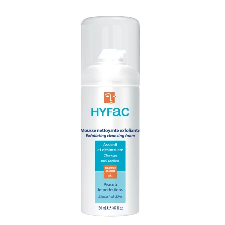Hyfac Mousse Nettoyante Exfoliante – 150 ml