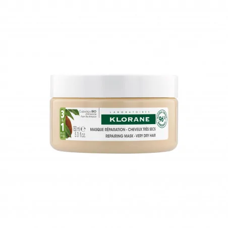 Klorane Masque Réparation 3 en 1 au Cupuaçu BIO – 150 ml