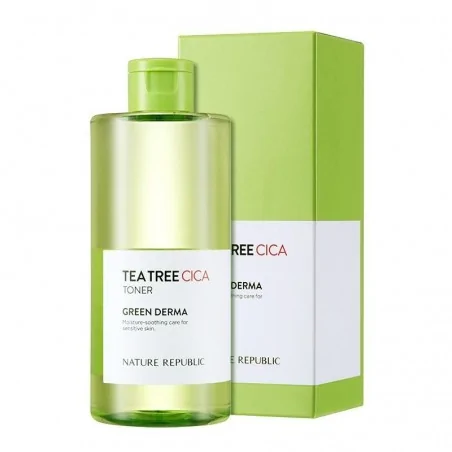 Nature Republic Green Derma Tea Tree Cica Toner – 300 ml