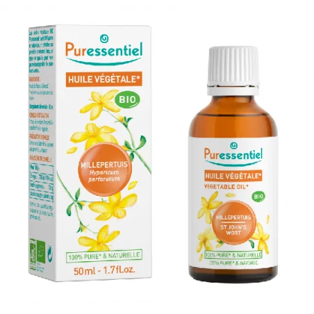 PURESSENTIEL – Huile Végétale de Millepertuis Bio 50ml