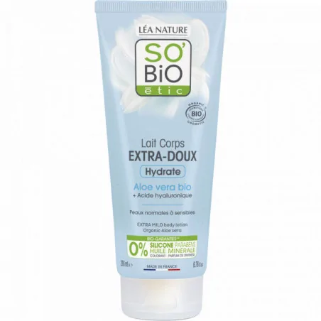 SO’BiO étic – Lait Corps Extra Doux Aloe Vera 200ml