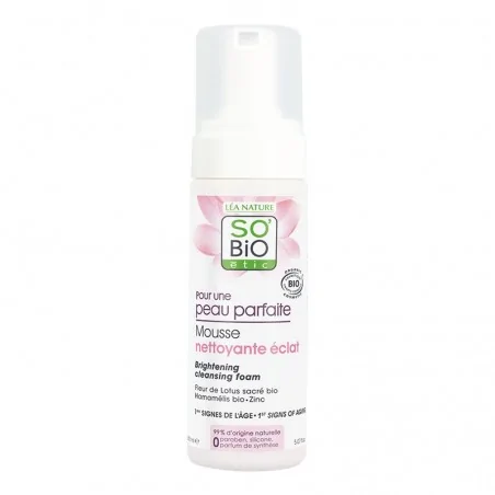 SO’ BIO étic Mousse Nettoyante Éclat – 150 ml