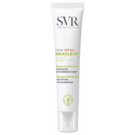 SVR Sebiaclear Crème Solaire SPF 50 – 40 ml