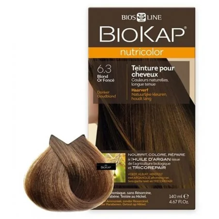 Biokap Nutricolor Teinture Blond Or Foncé 6.3 – 140 ml