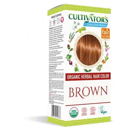 Cultivators Organic Herbal Hair Color – Brown
