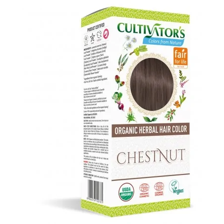 Cultivators Organic Herbal Hair Color – Chestnut