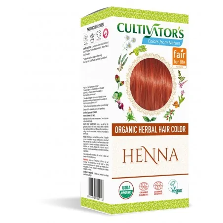 Cultivators Organic Herbal Hair Color – Henna