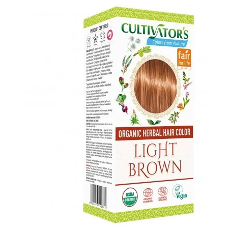 Cultivators Organic Herbal Hair Color – Light Brown