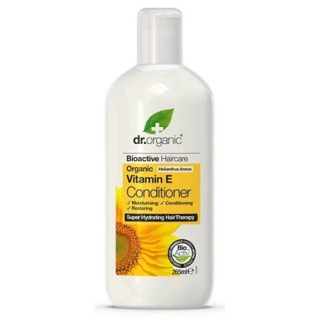 Dr. Organic Après-Shampooing à la Vitamine E BIO – 265 ml
