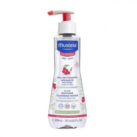 Mustela Eau Nettoyante Apaisante Sans Rinçage 300 ml