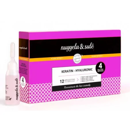 Nuggela & Sulé Keratin-Hyaluronic Ampoules – 4 x 10 ml