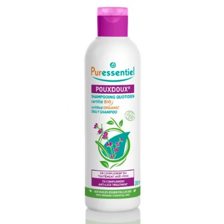 Puressentiel Shampooing Quotidien Poux Doux Bio – 200 ml